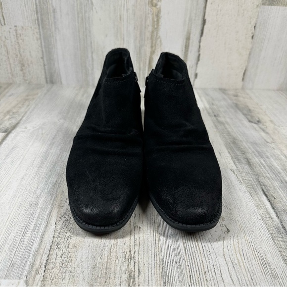 NEW Zodiac Hope Black Suede Leather Women's Ankle Boots #963 - Picture 2 of 14